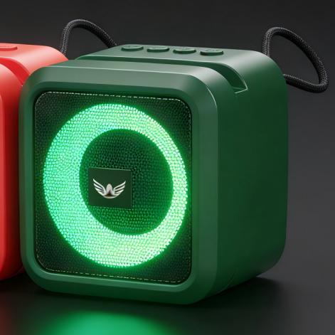 Caixa de som Bluetooth Altomex com luz RGB e tecnologia TWS da Vapto
